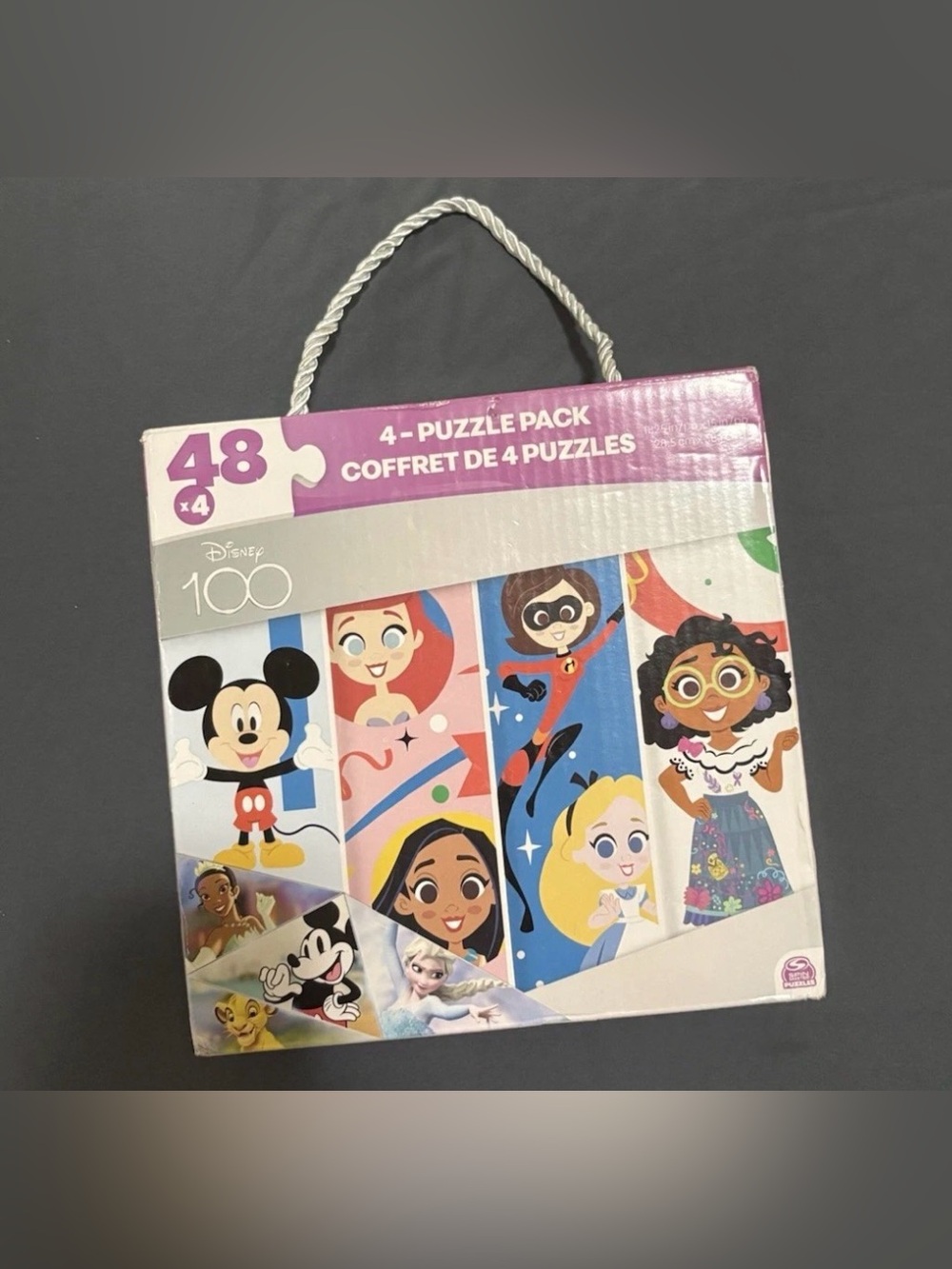 Disney 100 Anniversary Puzzle Pack - Purple, Pink, Blue Accents
